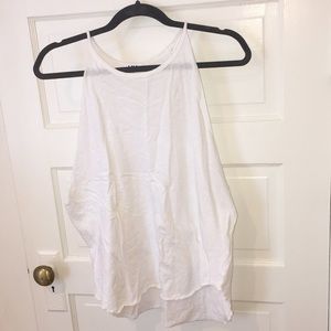 LNA white tank top